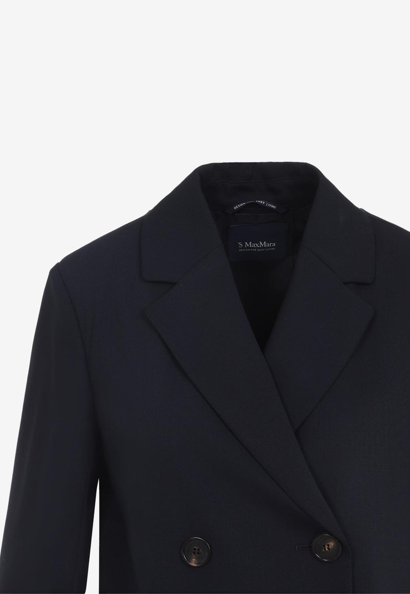 Ester Double-Breasted Wool Blazer