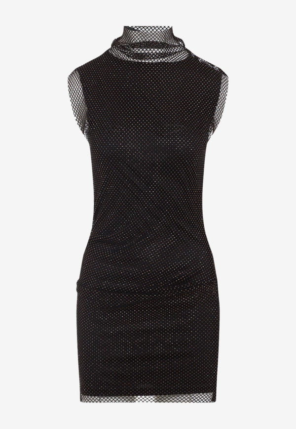 Empoli Crystal Net Mini Dress
