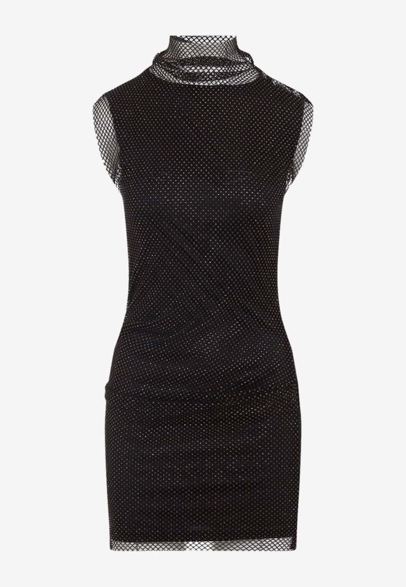 Empoli Crystal Net Mini Dress
