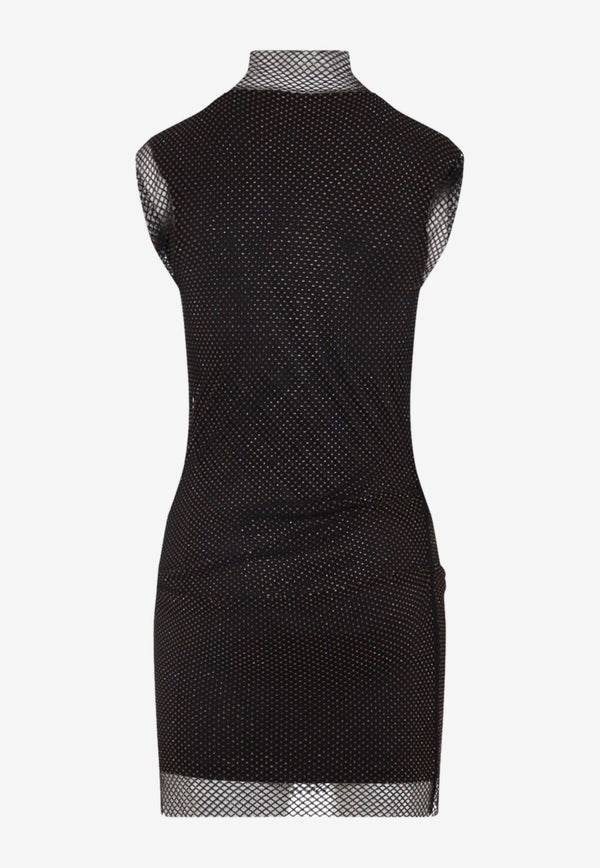 Empoli Crystal Net Mini Dress