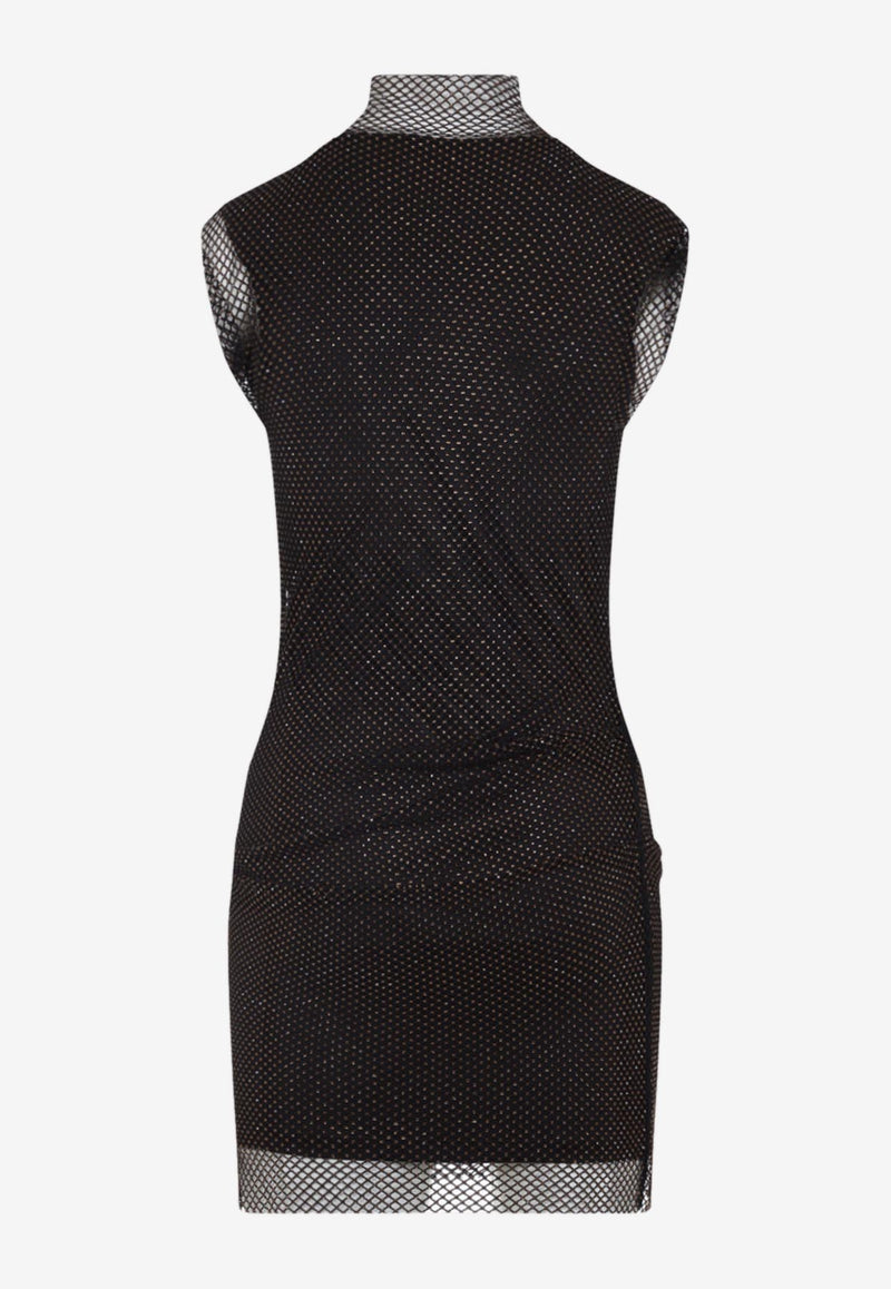 Empoli Crystal Net Mini Dress