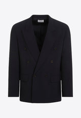 Marri Double-Breasted Wool Blazer