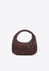 Wander Matelassé Leather Hobo Bag
