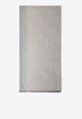 Dégradé Scritto Wool and Silk Scarf