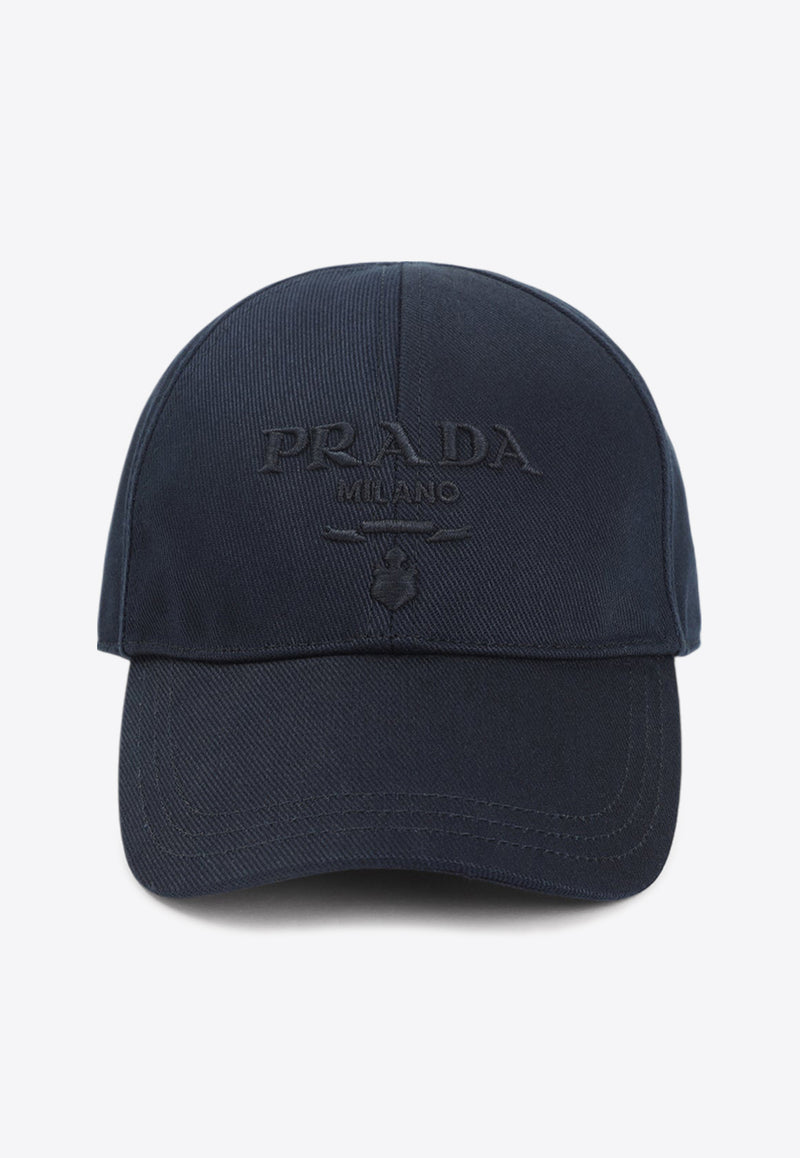 Logo Embroidered Drill Baseball Cap