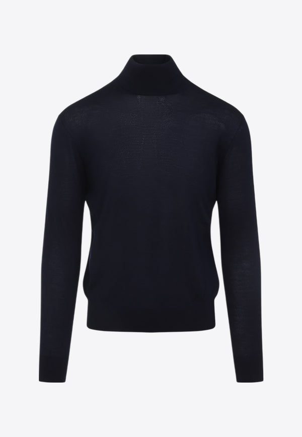 Turtleneck Wool and Cashmere Sweater
