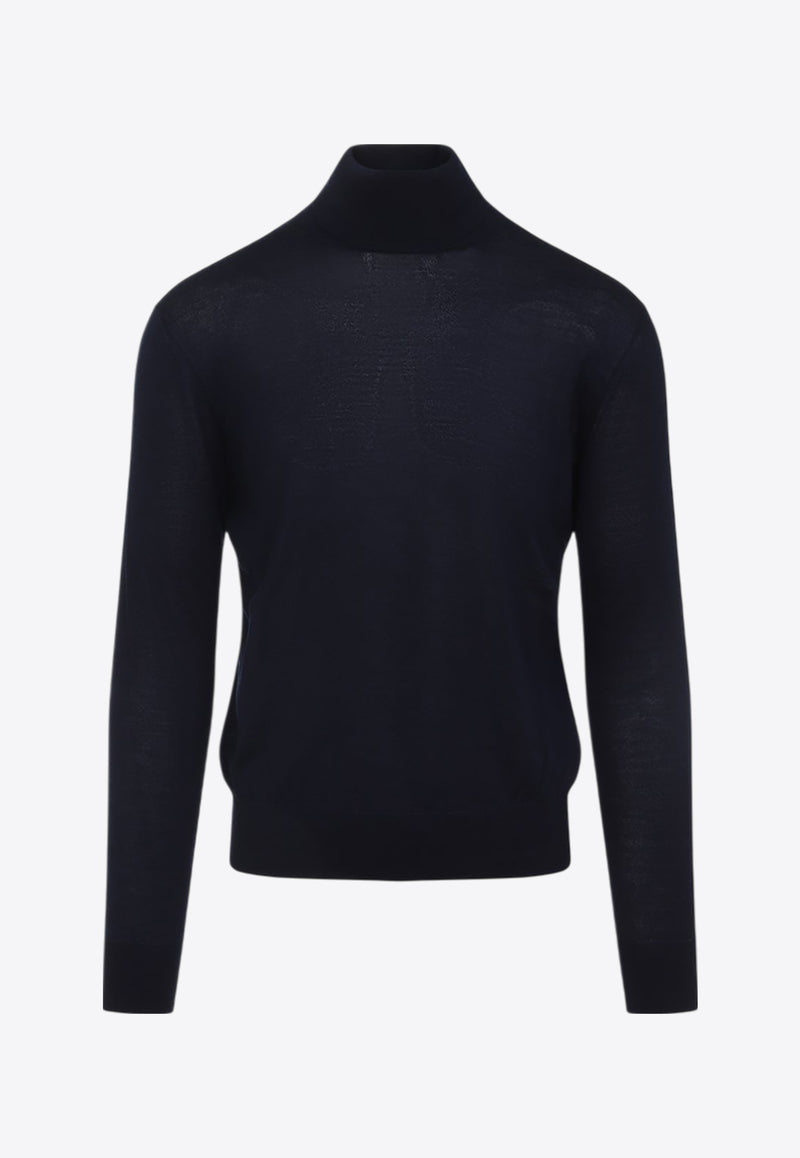 Turtleneck Wool and Cashmere Sweater