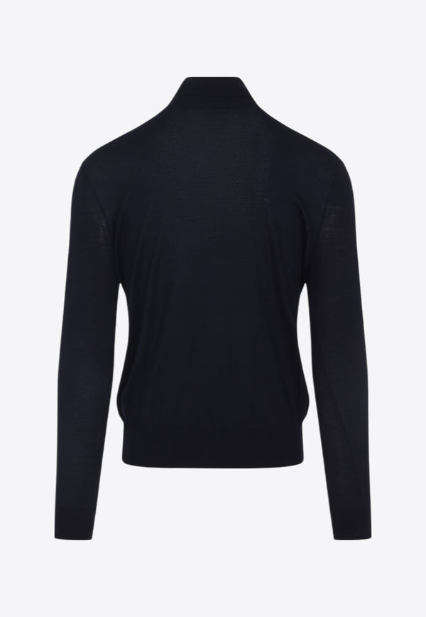 Turtleneck Wool and Cashmere Sweater