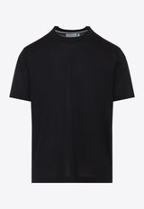 Double-Neck Short-Sleeved T-shirt