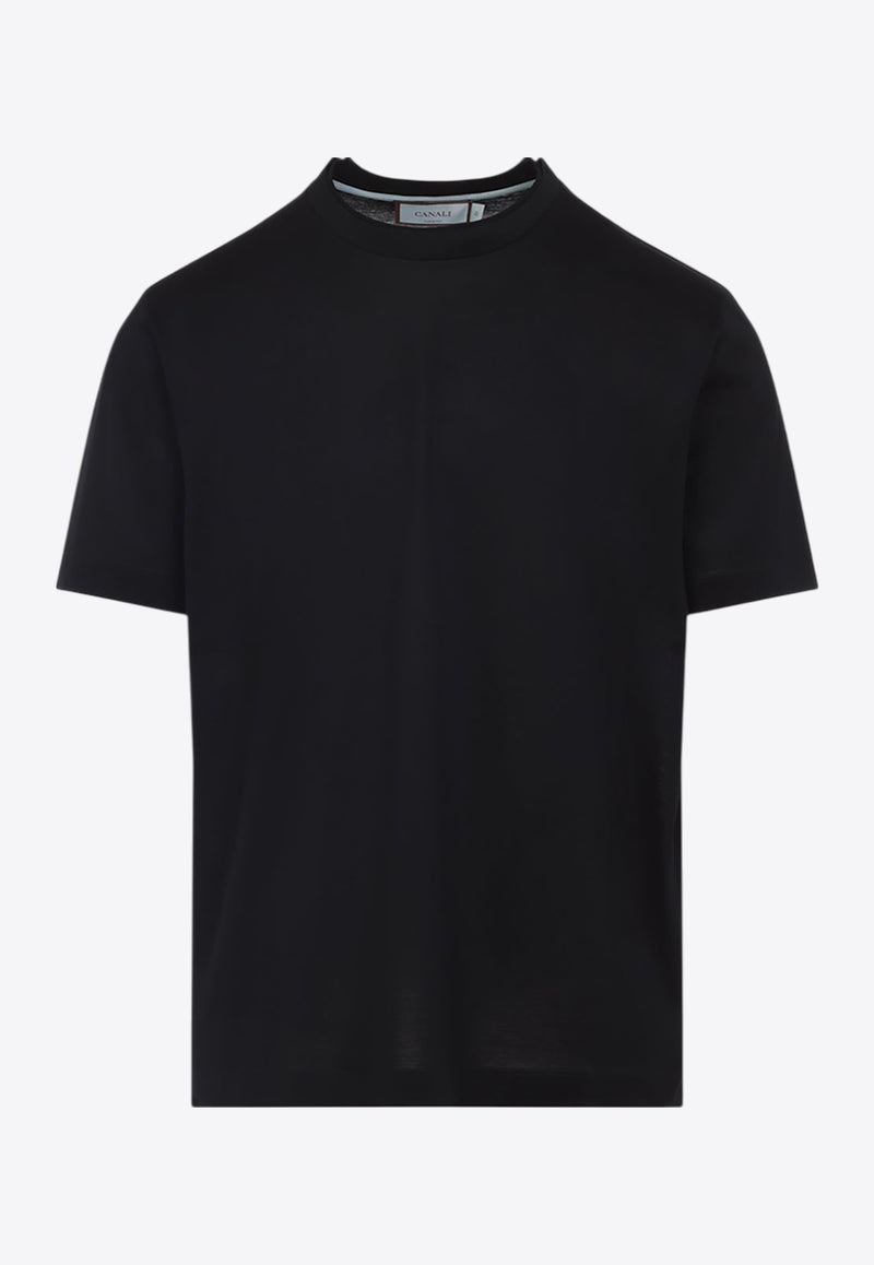 Double-Neck Short-Sleeved T-shirt