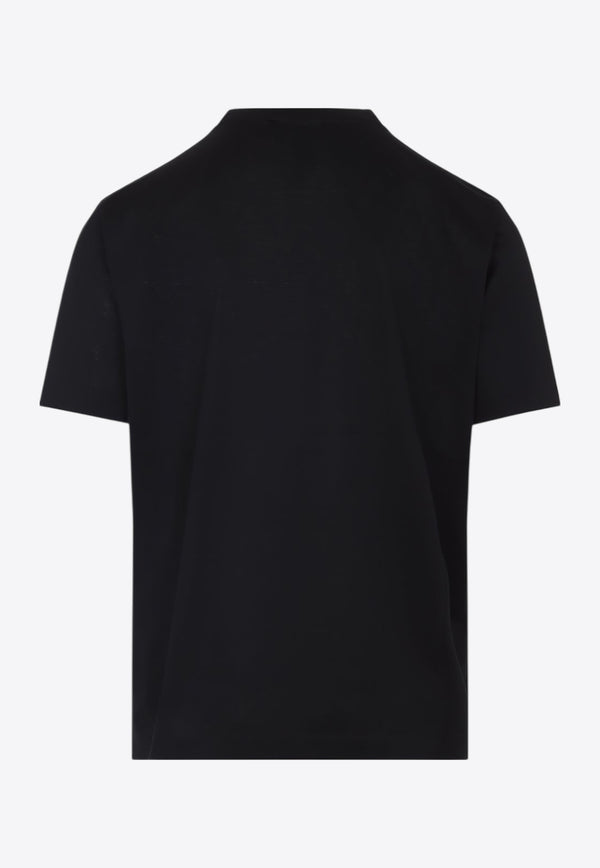 Double-Neck Short-Sleeved T-shirt