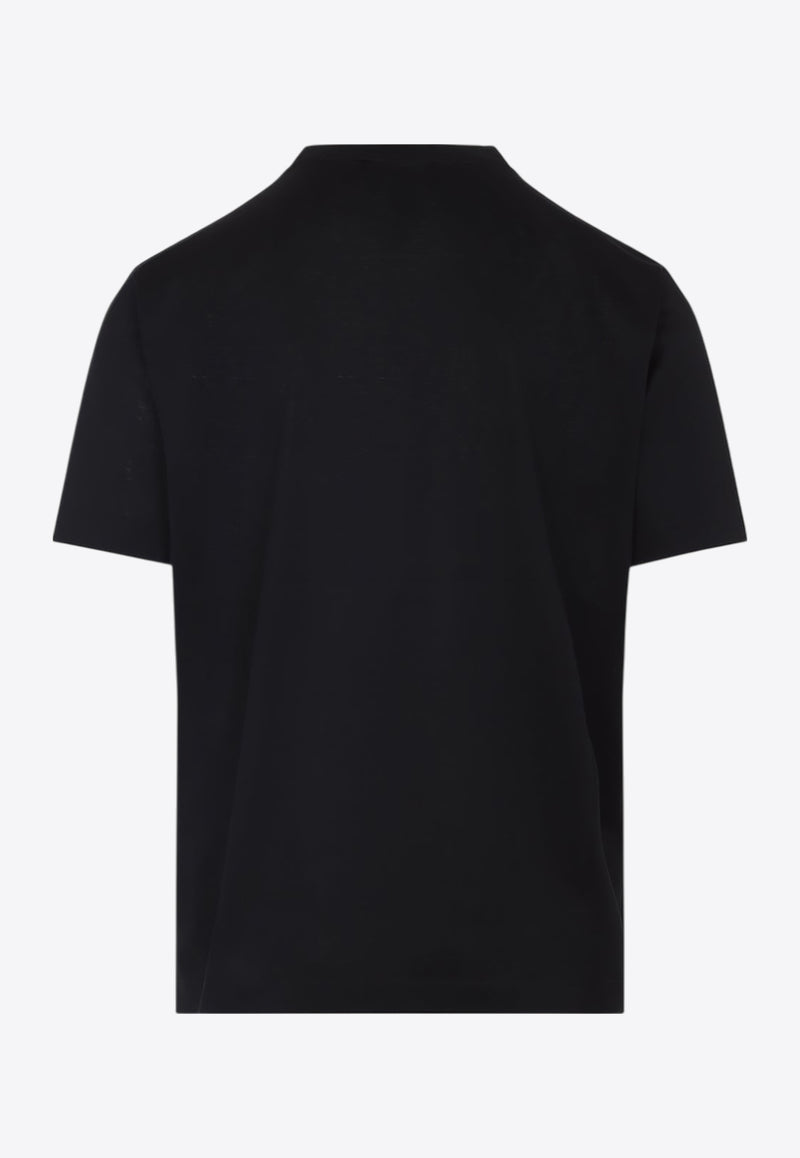 Double-Neck Short-Sleeved T-shirt