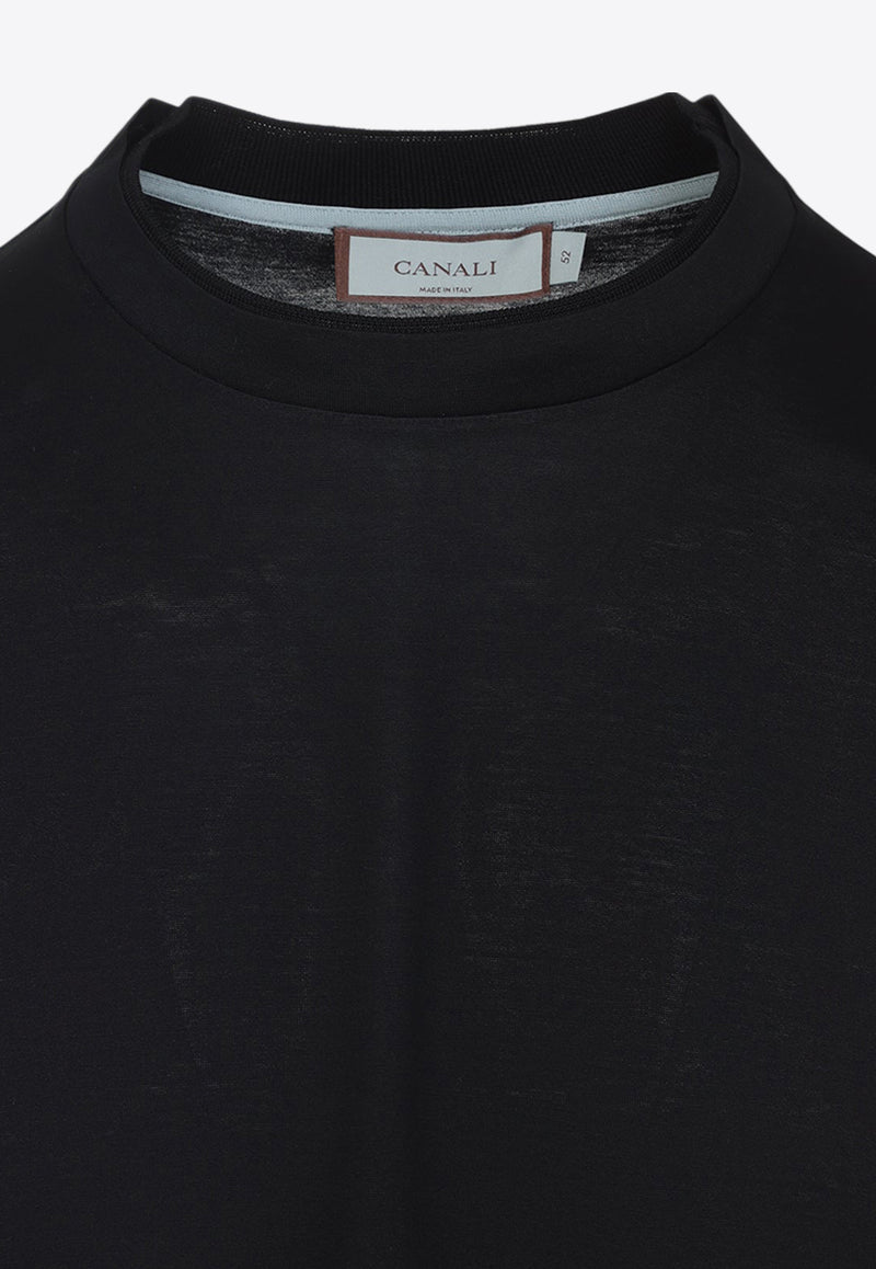 Double-Neck Short-Sleeved T-shirt