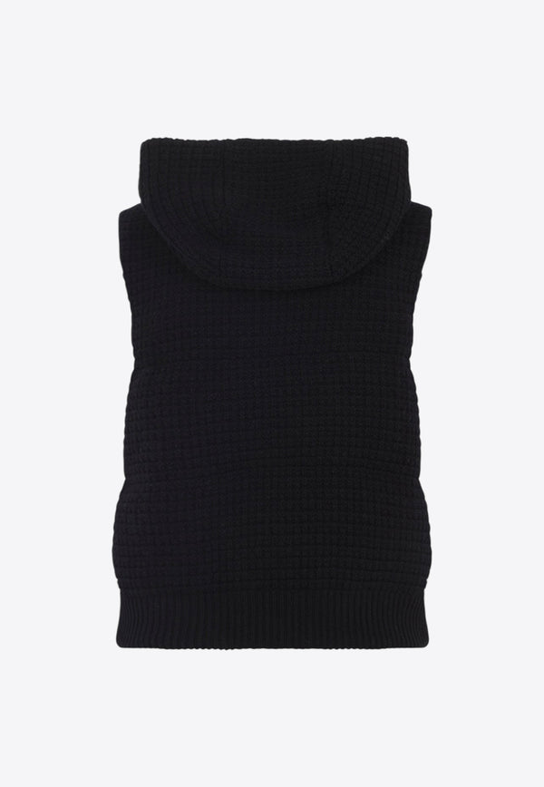 Padded Vest in Wool Blend