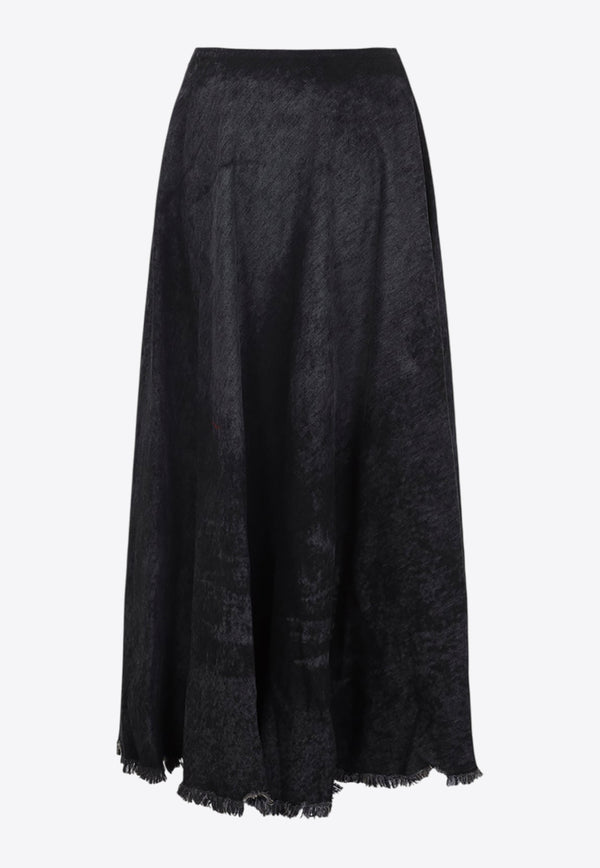 De-Hannie  Washed-Out Skirt