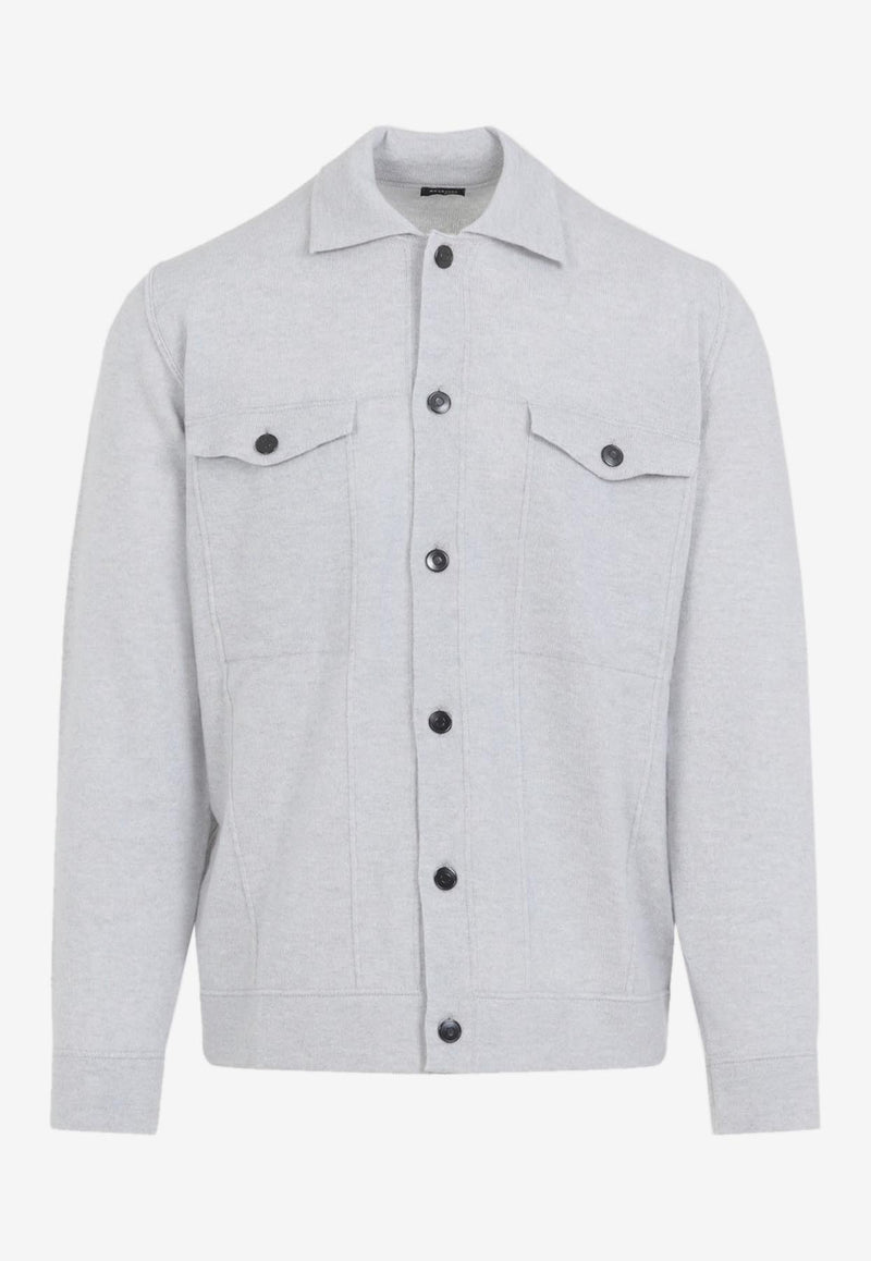 Cashmere Buttoned Overshirt