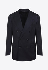 Double-Breasted Wool Blazer