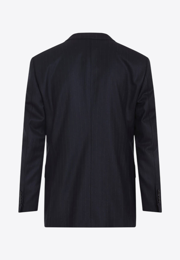 Double-Breasted Wool Blazer