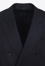 Double-Breasted Wool Blazer
