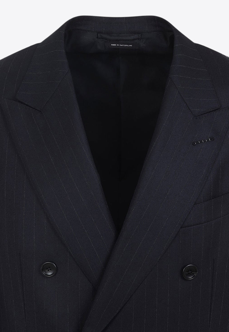 Double-Breasted Wool Blazer
