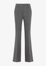 Rhein Flared Pants in Wool and Cashmere