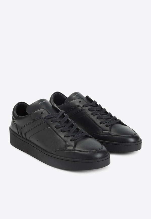Low-Top Leather Sneakers