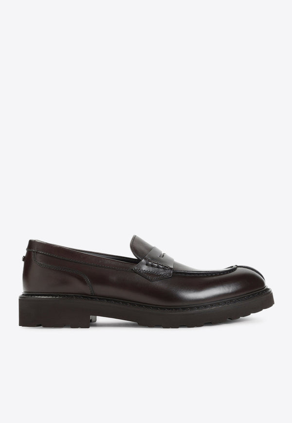 College Leather Loafers