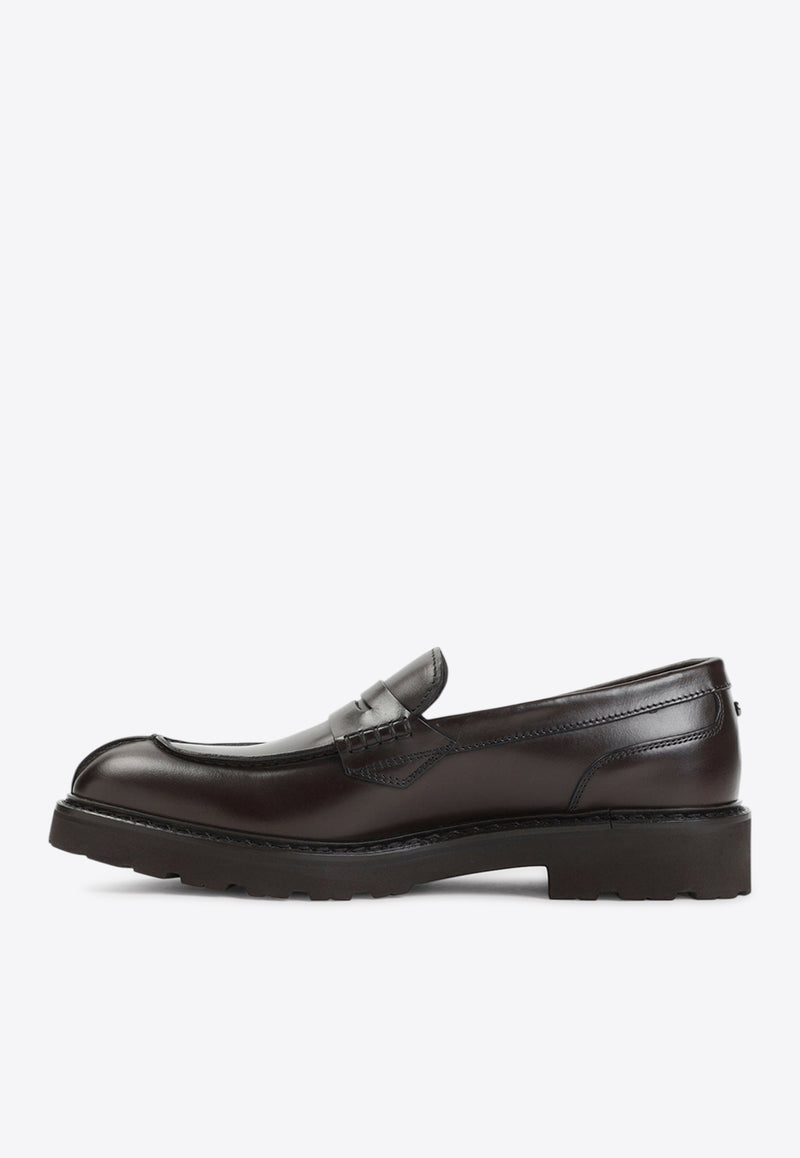 College Leather Loafers