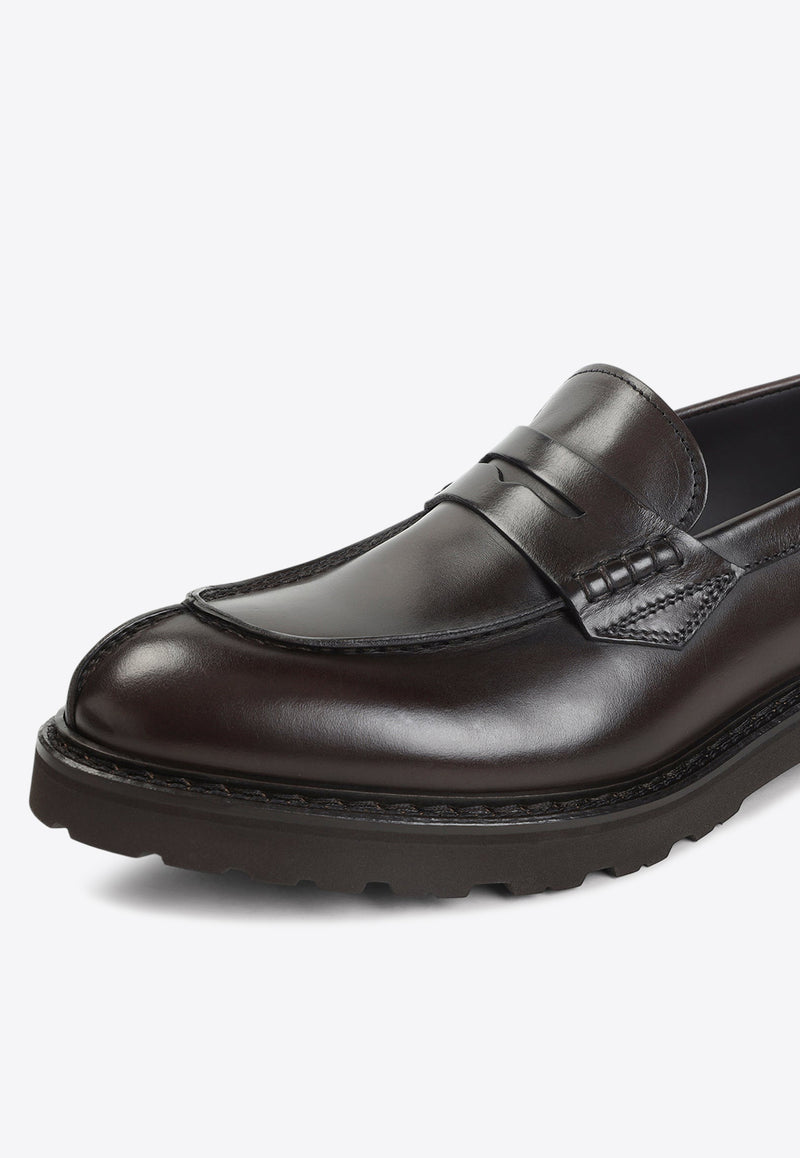 College Leather Loafers
