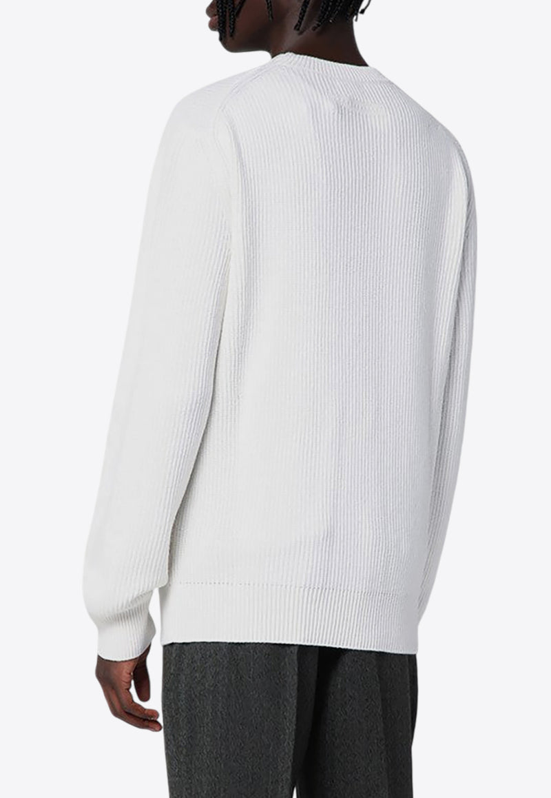 ZEGNA Oasi Ribbed Cashmere Sweater White 110UEK81A8/P_ZEGNA-N91