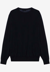 ZEGNA Basic Crewneck Sweater Blue 110UEM00A8/P_ZEGNA-B09