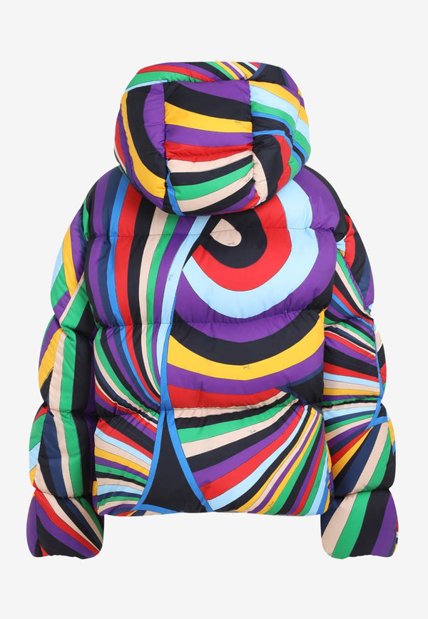 Iride Print Padded Jacket