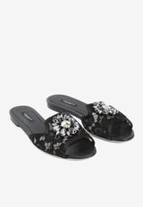 Bianca Crystal-Embellished Slides