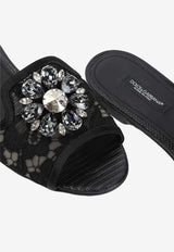 Bianca Crystal-Embellished Slides