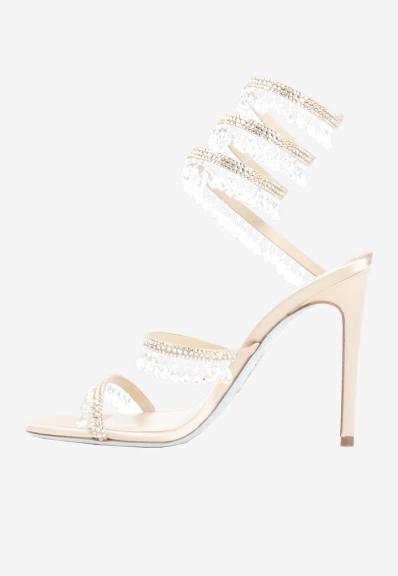 Chandelier 105 Crystal-Embellished Sandals