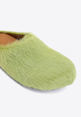 Fussbett Calf Hair Sabot Mules