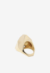 Chevaliere Cubic Metal Ring
