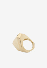 Chevaliere Cubic Metal Ring