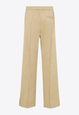 Relaxed Pants with Elastic-Waist