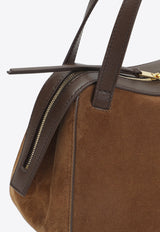 Dune Suede Shoulder Bag