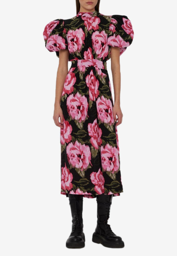 Shop ROTATE Floral Jacquard Midi Dress for Women online at THAHAB.COM. Shop all the new season's clothing, accessories and more from the top designer brands at the best price with express delivery.