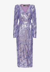 Shop ROTATE Sequined Midi Wrap Dress for Women online at THAHAB.COM. Shop all the new season's clothing, accessories and more from the top designer brands at the best price with express delivery.