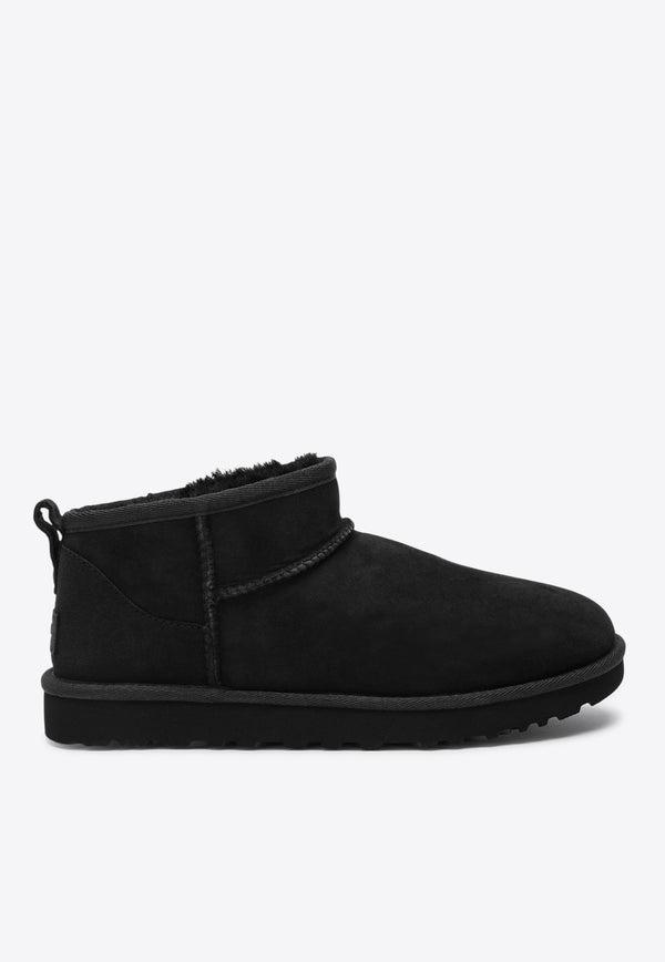 UGG Classic Ultra Mini Suede Boots Black 1116109LE/R_UGG-BLK