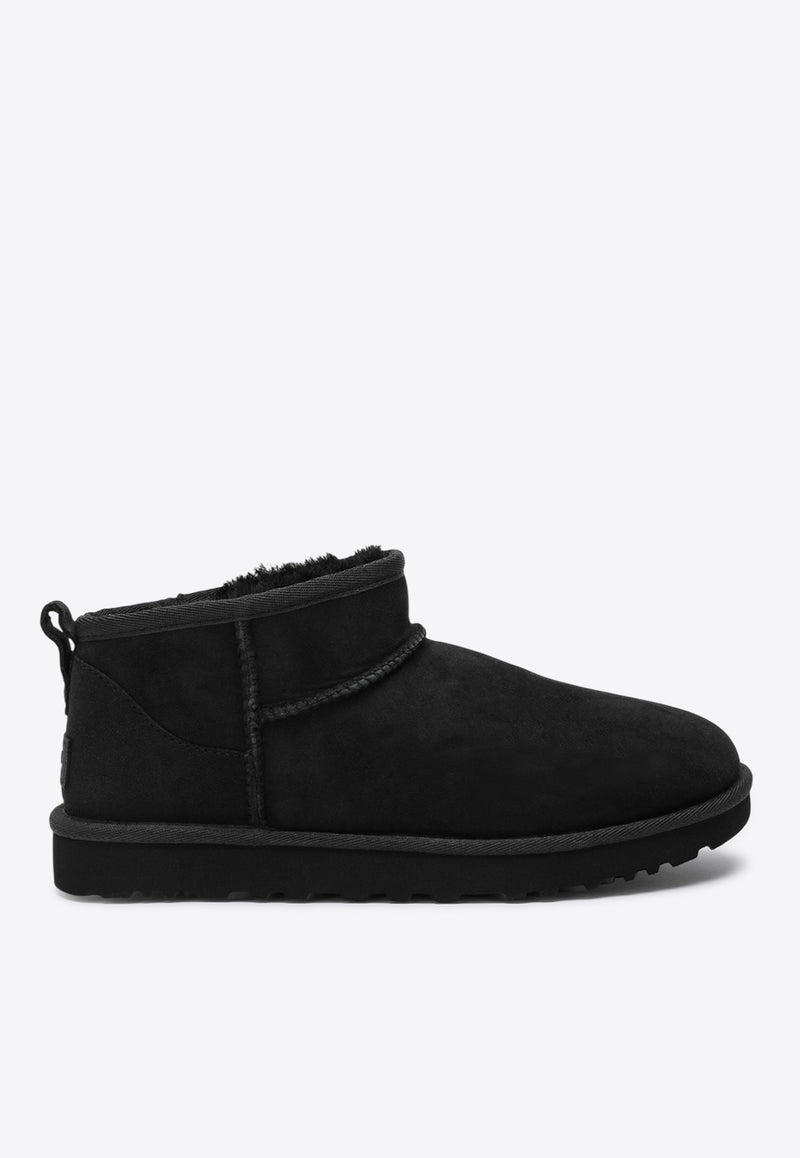 UGG Classic Ultra Mini Suede Boots Black 1116109LE/R_UGG-BLK