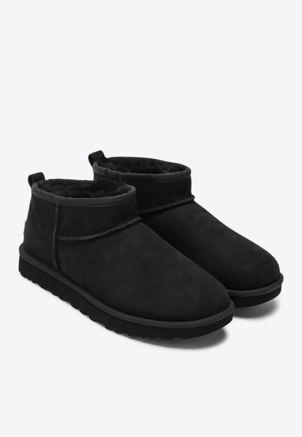 UGG Classic Ultra Mini Suede Boots Black 1116109LE/R_UGG-BLK