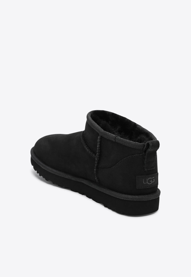 UGG Classic Ultra Mini Suede Boots Black 1116109LE/R_UGG-BLK