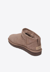 UGG Classic Ultra Mini Suede Boots Beige 1116109LE/R_UGG-RYK