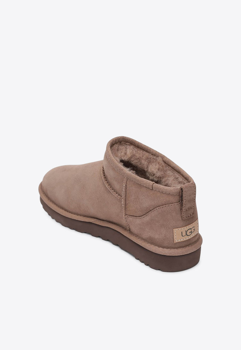 UGG Classic Ultra Mini Suede Boots Beige 1116109LE/R_UGG-RYK
