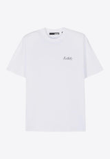 ROTATE Logo-Embroidered Oversized T-shirt 111788400WHITE