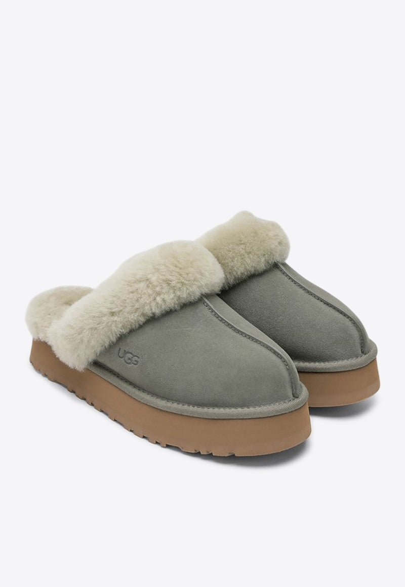 UGG Disquette Leather Slippers Green 1122550SUE/R_UGG-MRNM